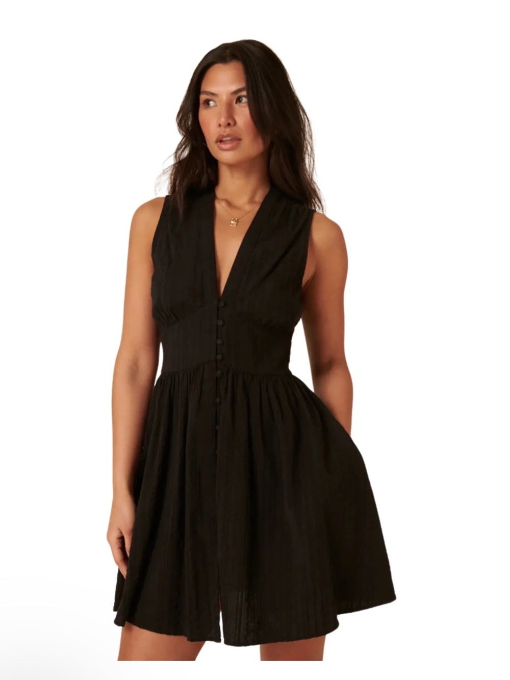 Nobody's Child Black Starlight Sleeveless Mini Dress